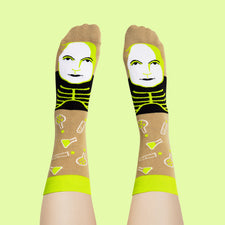 Marie Curie Funny Socks