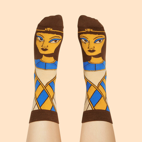 History Inspired Socks- Cleopatra - ChattyFeet