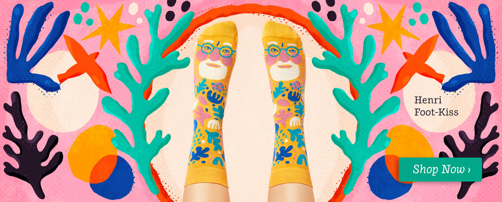 Funny Art Socks with Characters