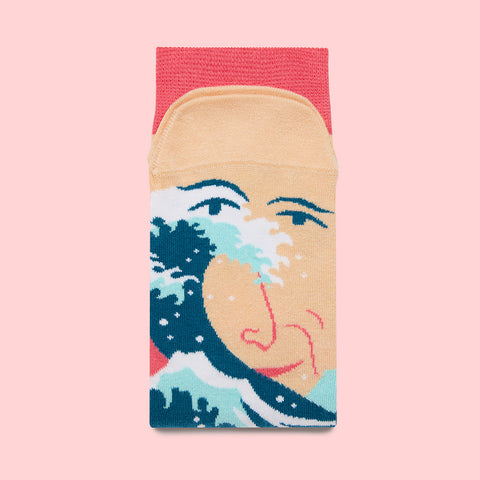 Hokusai Art Socks